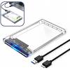 CASE EXTERNO TRANSPARENTE USB 3.0 2.5'' SATA EXBOM CGHD-35