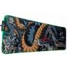 MOUSE PAD GAMER COM BORDA RGB 12 CORES 30CMX80CM DRAGÃO AZUL MP-LED3080C51